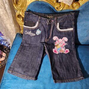 Kawaii Y2K Angel Blue Bermuda Short